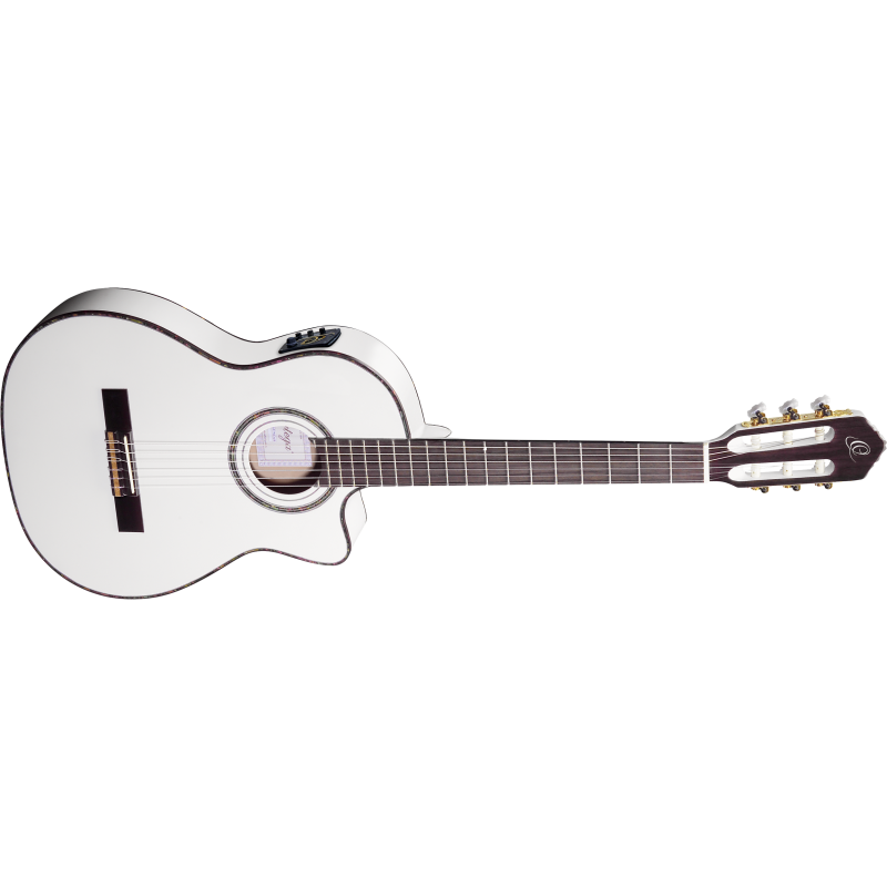 Classical guitar Ortega RCE145WH