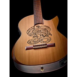 Flamenco guitar Ortega FLAMETAL-ONE