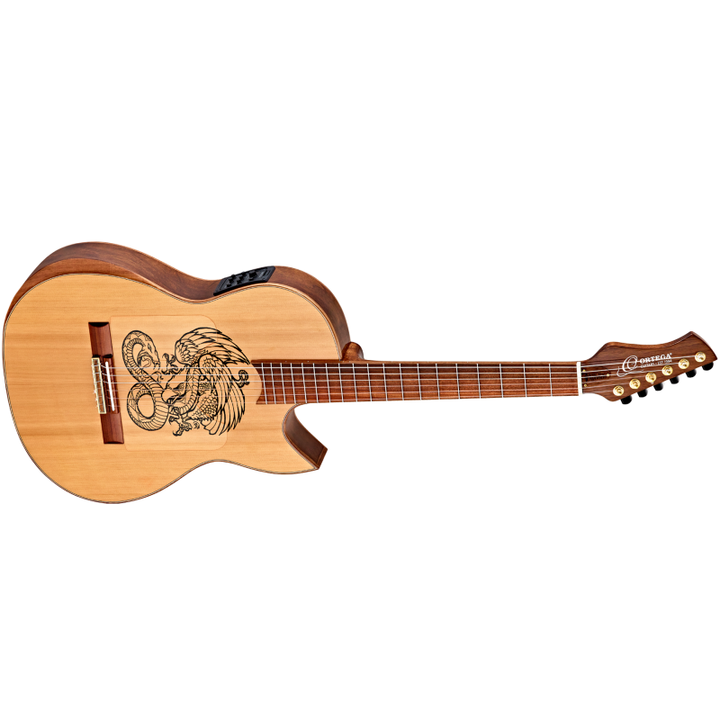 Flamenco guitar Ortega FLAMETAL-ONE