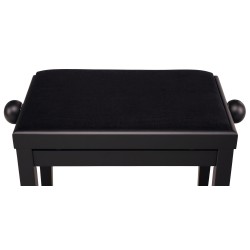 Piano Bench Classic Black