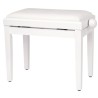 Piano Bench Classic White