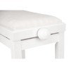 Piano Bench Classic White