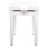 Piano Bench Classic White