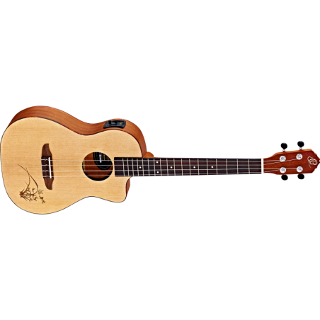 Baritone ukulele Ortega RU5CE-BA