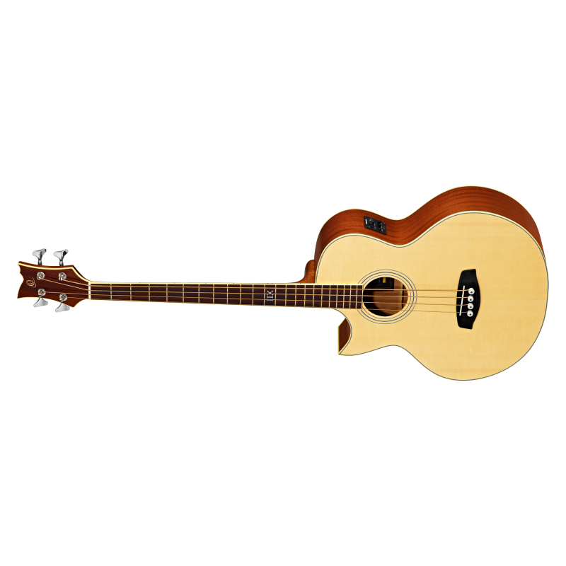 Left-handed Acoustic bass Guitar Ortega D1-4LE