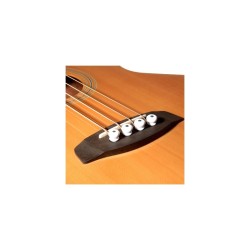 Left-handed Acoustic Bass Guitar Ortega D1-4LE-BK
