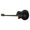 5-keelne vasakukäeline elektroakustiline basskitarr Ortega D1-5LE-BK