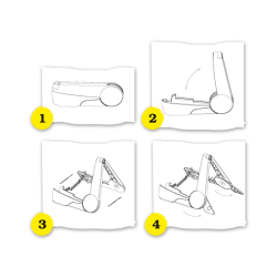 Portable Guitar Stand Ortega OPGS-1BK