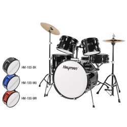 Hayman HM-100-BK Start Series 5-piece drum kit