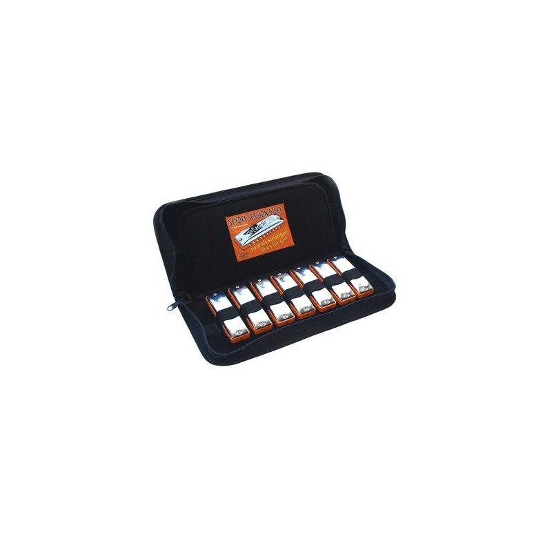 Harmonica set C.A. SEYDEL SÖHNE SESSION STEEL 7