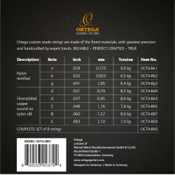 CUSTOM MADE NYLON STRINGS FOR 8-STRING NYLON