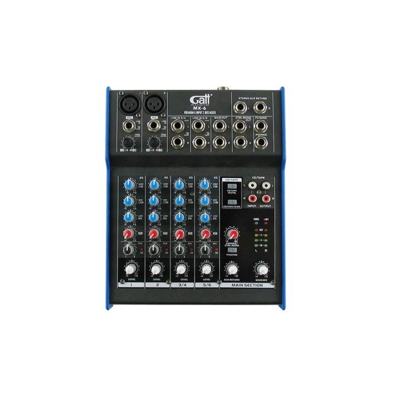 Gatt MX-6 Audio mixing console