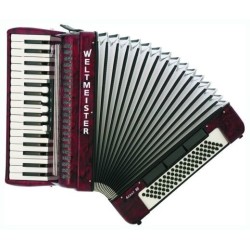 Akordion Weltmeister Achat 34/80/III/5/3 Punane