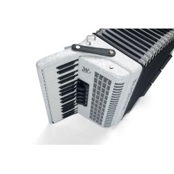 Akordion Weltmeister Achat 80 bassi valge