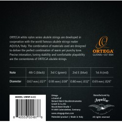 Ukulele Strings Ortega UWNY-4-CC