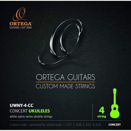 Kontsert ukulele keeled Ortega UWNY-4-CC
