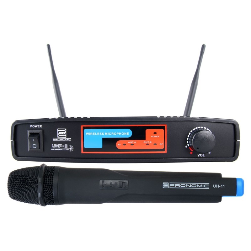 Pronomic UHF-11 Hand wireless microphone set K8 864,35 MHz