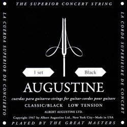 AU-CLBK Augustine Classic Black string set classic