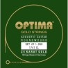 String Set for Acoustic Guitar Optima 1747CL .011-.050