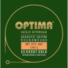 String Set for Acoustic Guitar Optima 1747L .012-.052
