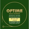 OPTIMA Acoustic guitar 24K GOLD STRINGS medium