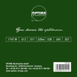 OPTIMA Acoustic guitar 24K GOLD STRINGS medium